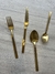 SET DE CUBIERTOS 16 PIEZAS CHELSEA DORADO - tienda online