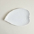 BANDEJA DE PORCELANA HOJA BLANCA 33X23CM - comprar online