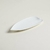 BANDEJA DE PORCELANA HOJA BLANCO 32X15CM