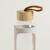 BOTELLA TAPA BAMBOO Y FUNDA DE SILICONA MID CREAM 500 ML en internet