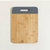 TABLA DE BAMBOO BORDE GRIS 35X25CM - comprar online