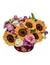 Canasta Girasoles y rosas