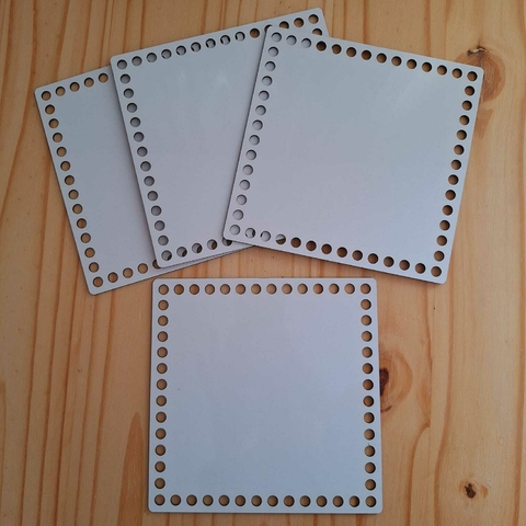 Base Quadrada 18x18cm - Mdf Branco - comprar online