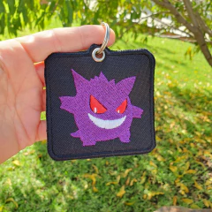 Llavero Bordado Gengar Pokémon - comprar online