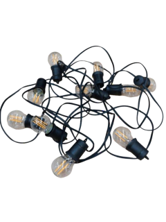 Luces Guirnalda 5m con 10 Focos Retro Vintage filamento LED - comprar online