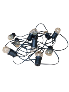 Luces Guirnalda 10m con 10 Focos Incandescentes - comprar online
