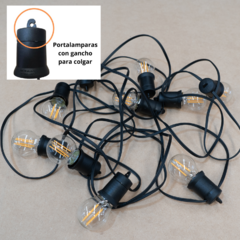 Luces Guirnalda 5m con 10 Focos Retro Vintage filamento LED en internet