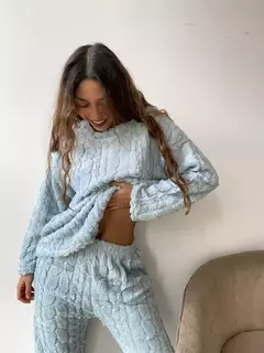 Pijama nicky celeste - comprar online