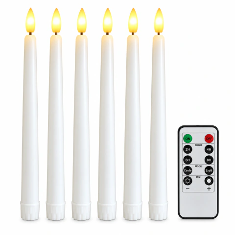 Velas electrónicas con control remoto