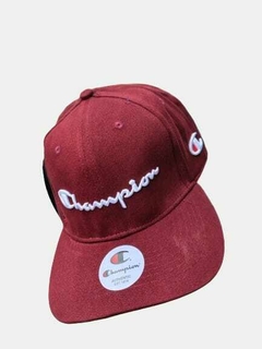 Gorra Champions Bordo/Blanco Regulables