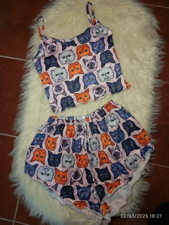 Pijama Gatitos Adulto