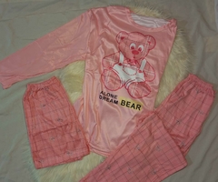 Pijama 3 piezas Largo Osito Bear Adulto