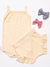 Conjunto Regata Tapa Fralda Babado Off White