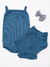 Conjunto Regata Tapa Fralda Babado Azul