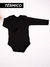 Conjunto Body Canelado Longo Preto Térmico - comprar online