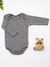 Conjunto Body Canelado Longo Cinza Chumbo - comprar online
