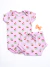 Conjunto Body Canelado Curto Corações
