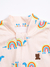 Macacão Bebê Estampa Arco-íris - comprar online