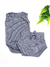 Conjunto Regata Tapa Fralda Cinza Chumbo - comprar online