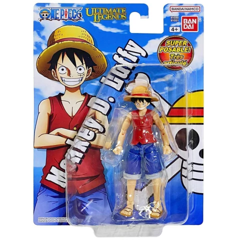 Boneco Monkey D Luffy One Piece Articulado 12cm Bandai
