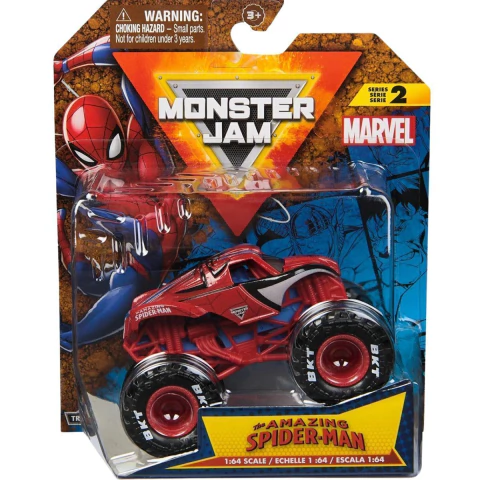 Carrinho Homem Aranha Monster Jam Amazing Spider-Man 1:64