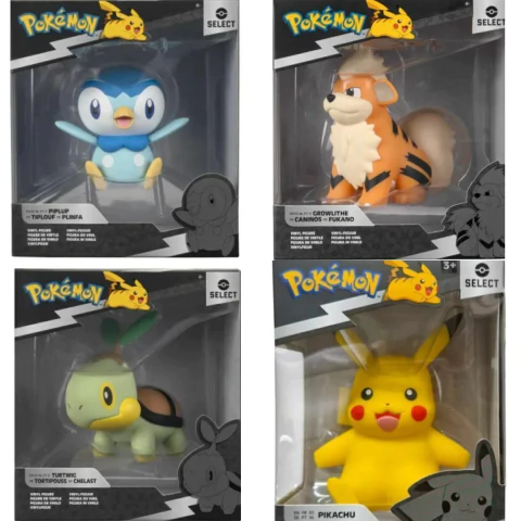Pokemon Select Figura de Vinil 4" Sortido Jazwares 10cm