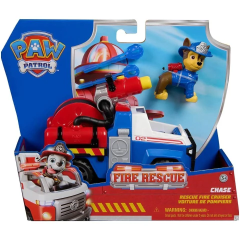 Patrulha Canina Chase Veículo Grande de Resgate Fire Rescue