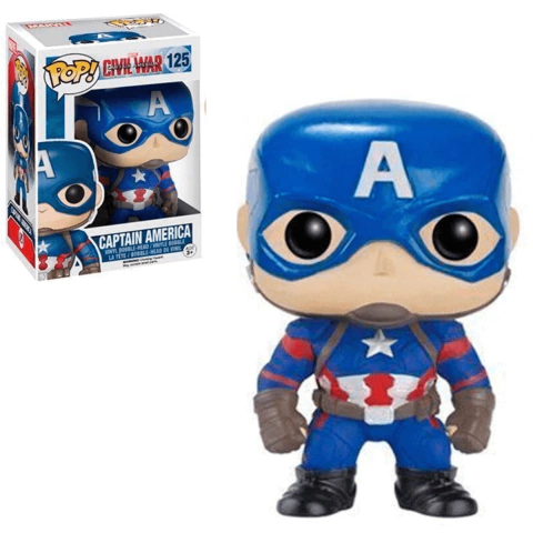 Funko Pop Captain America #125 Pop! Marvel Civil War