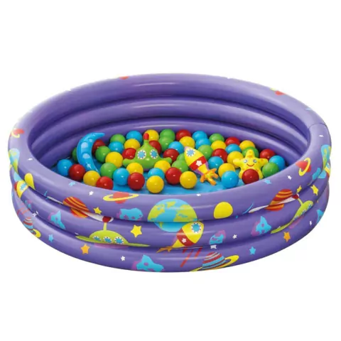 Piscina Inflável Galáxia Bolinhas e Acessórios Mor 101Litros
