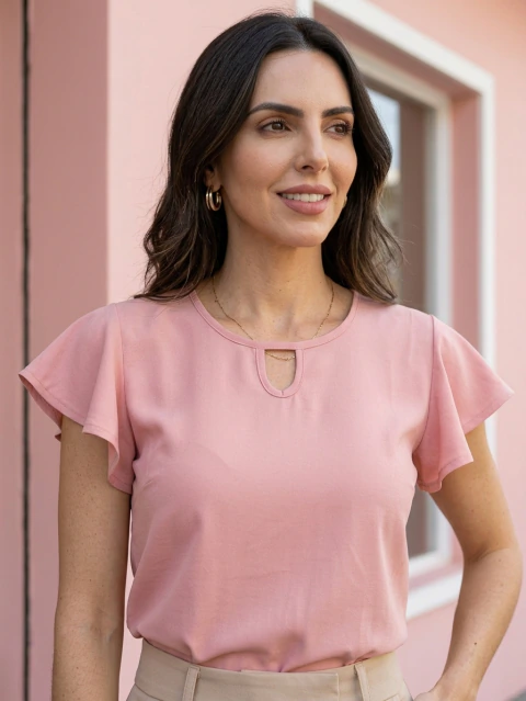 Blusa Marrant (G) - ROSÊ