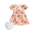 Vestido con bombacha y detalle de puntilla OCRE