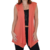Colete Alfaiataria Feminino Cardigan Alongado Viscolycra - loja online