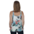 Imagem do Blusa Feminina Crepinho Estampada Decote V Pérolas Social Elegante