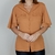 Camisa Feminina Elegante Manga Curta Flare Luxo Social - comprar online
