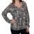 Blusa Manga Longa Estampa Geométrica - loja online