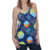 Blusa Feminina Crepinho Estampada Decote V Pérolas Social Elegante - Trip Modas