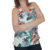 Blusa Feminina Crepinho Estampada Decote V Pérolas Social Elegante na internet