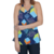 Blusa Feminina Crepinho Estampada Decote V Pérolas Social Elegante na internet