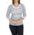Blusa Feminina Canelada Manga 3/4 com Renda - comprar online