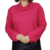 Blusa Moletinho Suéter Manga Longa Gola Boba Inverno