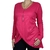 Blusa Transpassada Manga Longa Canelada Elegante Vest Legging na internet