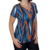 Imagem do Blusa Camisa Feminina Básica Casual Listrada Viscolycra