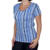 Blusa Camisa Feminina Básica Casual Listrada Viscolycra - comprar online