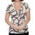 Blusa Camisa Feminina Básica Casual Listrada Viscolycra - loja online