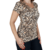 Blusa Feminina Elegante Manga Curta T-Shirt Camiseta Verão na internet