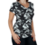 Blusa Feminina Elegante Manga Curta T-Shirt Camiseta Verão - Trip Modas