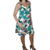 Vestido Midi Florido Rodado Malha Crepe Elegante na internet