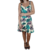Vestido Midi Florido Rodado Malha Crepe Elegante - loja online
