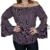 Blusa Feminina Bata Ciganinha Listrada Elegante Soltinha - loja online