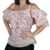 Camisa Feminina Ciganinha Boho Alça Larga Manga Curta Verão Estampada na internet